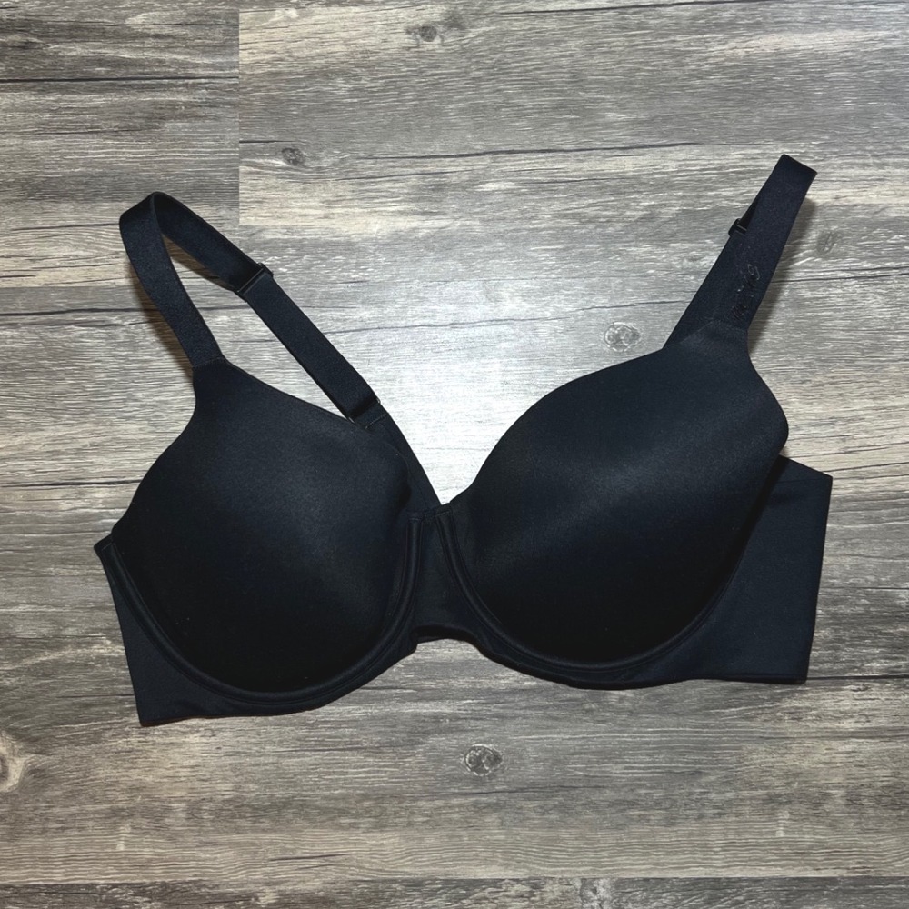 Aerie Black Full Coverage Underwire Bra Women's 38C Convertible Strapless NWOT